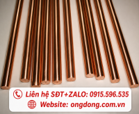 Cọc tiếp địa đồng đỏ D16 dài 2.4m	