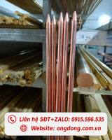 Cọc tiếp địa mạ đồng D18 dài 2.4m